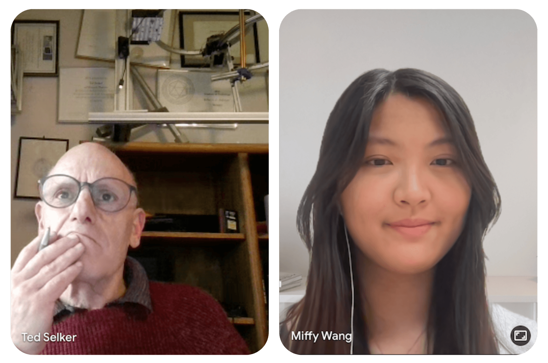 A video call with Ted Selker, the TrackPoint's inventor